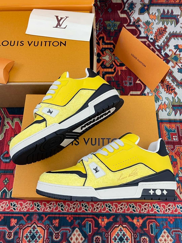 ルイヴィトン靴素材ディテール